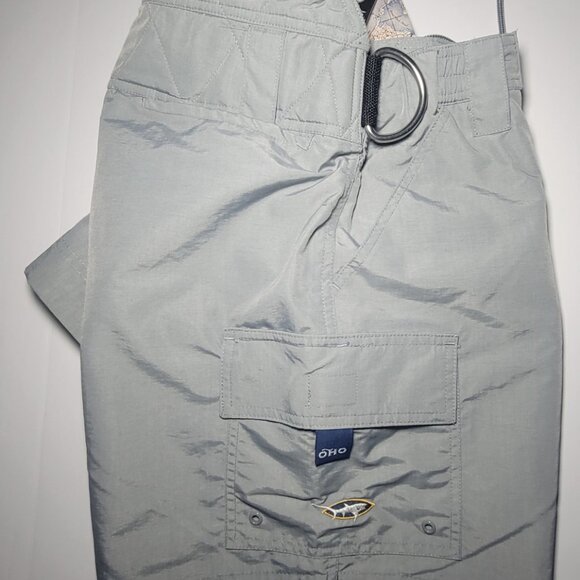 Old Harbor Outfitters Mens Gray Fishing Shorts Style S630 Size Small - Picture 4 of 16